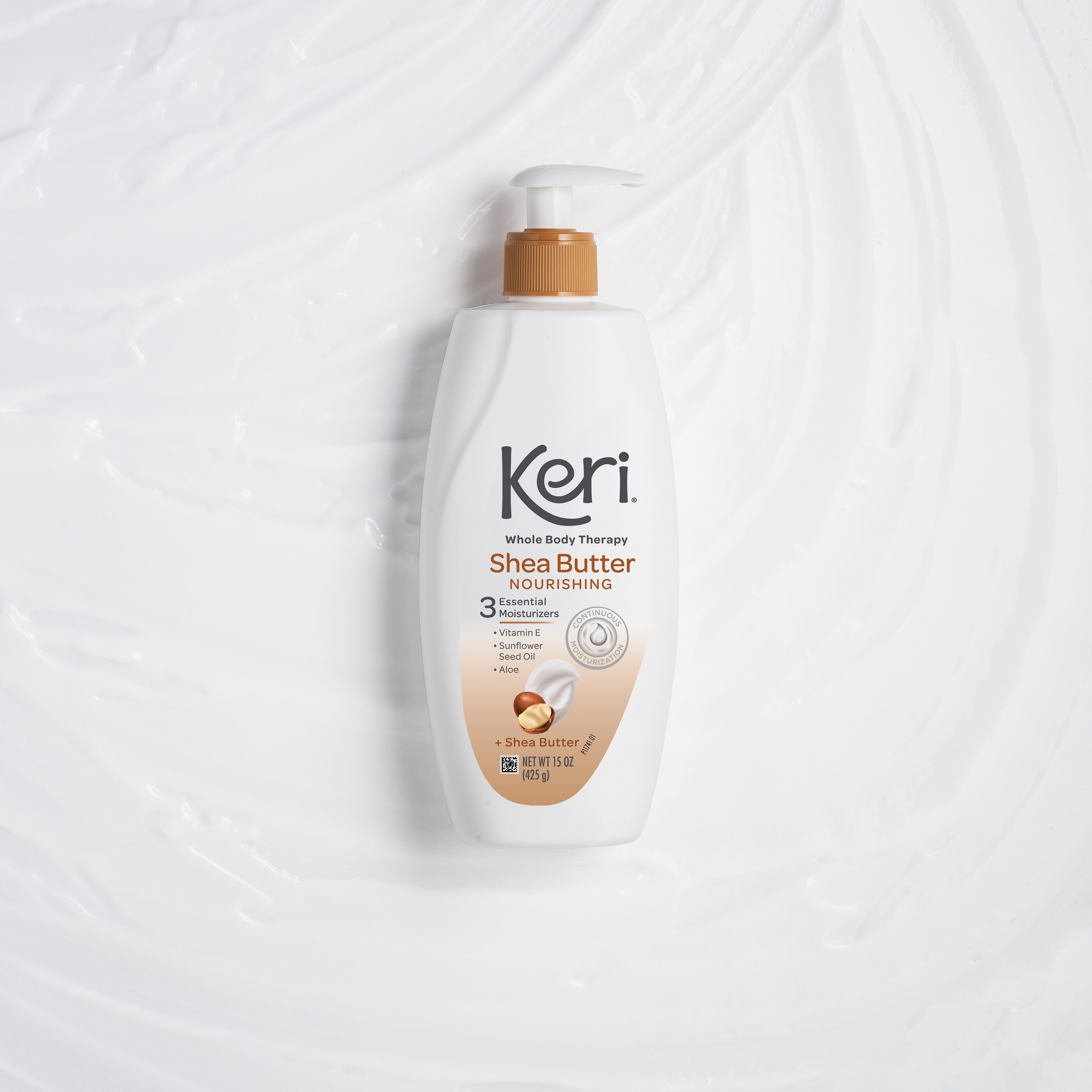 Keri Whole Body Therapy Shea Butter Lotion, 15 oz photo 2