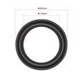 thumbnail image 2 of Unique Bargains 7' 7inch Speaker Rubber Edge Surround Rings Replacement Part for Speaker Repair or DIY 2 pcs, 2 of 3