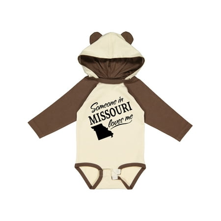 

Inktastic Someone in Missouri Loves Me Gift Baby Boy or Baby Girl Long Sleeve Bodysuit