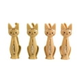 thumbnail image 1 of veasfak 4 Pcs/Set Kitten Cartoon Clip Clothes Pin Multi Use Photo Holder Portable Drying Yellow, 1 of 5