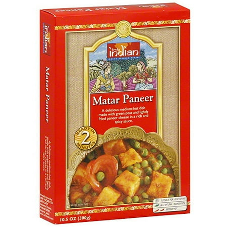 Truly Indian Matar Paneer, 10.5 oz (Pack of 6)
