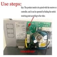 thumbnail image 5 of Garage Door Remote Control 433.92MHz Gate Opener for NICE ERA FLOR FLO2RS FLO4RS FLO1RS INTI1 INTI2 INTI1L INTI2L, 5 of 5