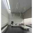 thumbnail image 2 of Sonneman 3153.03 Torc 3 Light 25" Wide Led Abstract Chandelier - White, 2 of 3