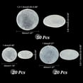 thumbnail image 2 of Natural Capiz Shell Charms Flat Round Shell Pieces Seashell Connector Charms with Hole for DIY Craft, 2 of 9