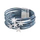 thumbnail image 4 of Pulsera rígida para niña, de aleación, , , ideal para fiestas y como accesorio versátil. Azul multicolor, 4 of 8