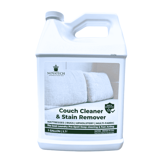NOYATECH Couch & Upholstery Cleaner – 128 oz | Professional Strength, Multi-Surface Fabric Stain Remover | Pet-Safe, Non-Toxic, Quick-Drying