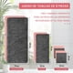 thumbnail image 2 of 8 Packs Toallas de Baño,Juego de Toallas de Baño Super Absorbente y Secado Rápido,Agradable para la Piel Vellón de Coral Toalla para Gimnasio, Hotel y hogar(Negro, Rojo), 2 of 8