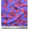 thumbnail image 1 of Soimoi Rayon Fabric Wildflower Floral Print Fabric by Yard 56 Inch Wide, 1 of 3