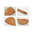 thumbnail image 3 of npkgvia Hot sale!Dinnerware,Cutlery,,Kitchen UtensilsHand Wok Cooking Shovel Rice Spatula Non-stick Long Utensil Wooden Kitchen Kitchen，Dining Bar,Brown, 3 of 9