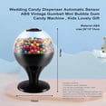 thumbnail image 2 of Dispensador automático de dulces para bodas con sensor, ABS, máquina de chicles y burbujas vintage, regalo encantador para niños., 2 of 5