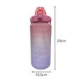 thumbnail image 4 of Botella de agua motivadora 2l NetGame Botella de agua Motivador 2L, color rosa con azul, 4 of 4