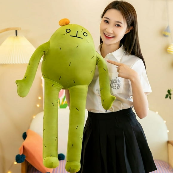 Plush Cactus Toys,Funny Changeable Plush Pillow Decompression Toy Gifts 60CM for Boys Girls Birthday Party Christmas,Green Best Gift for Friends Kids Adult Birthday Gifts