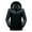 Black, variant on Odeerbi Hooded 2025 Casual Outwear Jackets for Men Detachable Cap Waterproof Dirt-proof Wind-proof Tear-resistant Zipper 2025 Casual Warm Jacket Gray