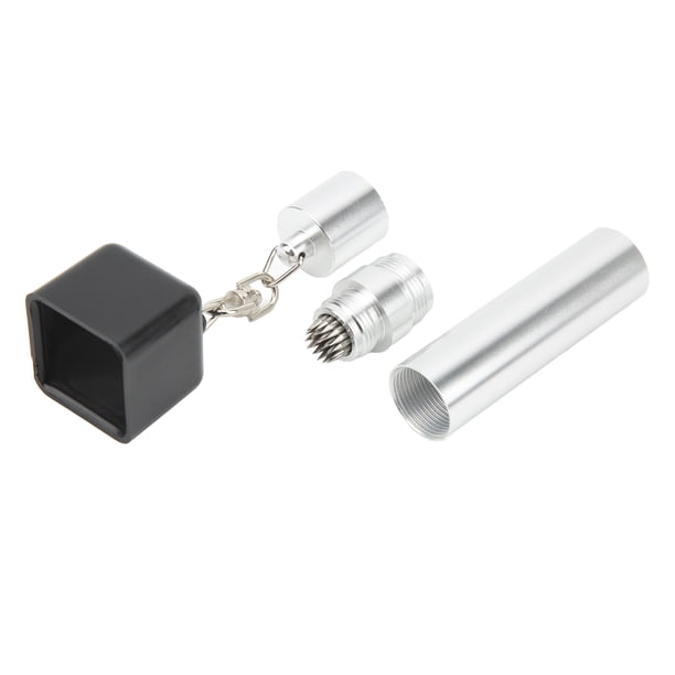 Soporte De Tiza Con Punta De Palo Para Taco De Billar, Herramienta De Preparación De Punta De Taco De Billar De TPU De Aluminio, Resistencia Al Desgaste Para Evitar Deslizamientos