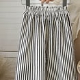 thumbnail image 4 of larppty Toddler & Little Girls' Gingham Wid Leg Pants with Lace Trim, 4 of 4