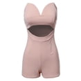 thumbnail image 1 of FashionOutfit Women's Strapless Front Cutout Open Romper, 1 of 4