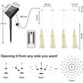 thumbnail image 6 of LINLIN Solar Garden Lights LED Firework Lights, 4x120LED Starburst Sphere Lights Waterproof Solar String Light 8 Modes Hanging Light Decorative Mood Lights for Patio Parties Yard, 6 of 9