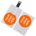 thumbnail image 1 of Custom Personal Company Logo/Photo/Text Gifts 8GB Credit Card Style USB Flash Drive Personalized Pendrive Memory Stick (8G & 1 PCS), 1 of 4