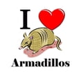thumbnail image 2 of CafePress - I Love Armadillos Mug - 11 oz Ceramic Mug - Novelty Coffee Tea Cup, 2 of 3