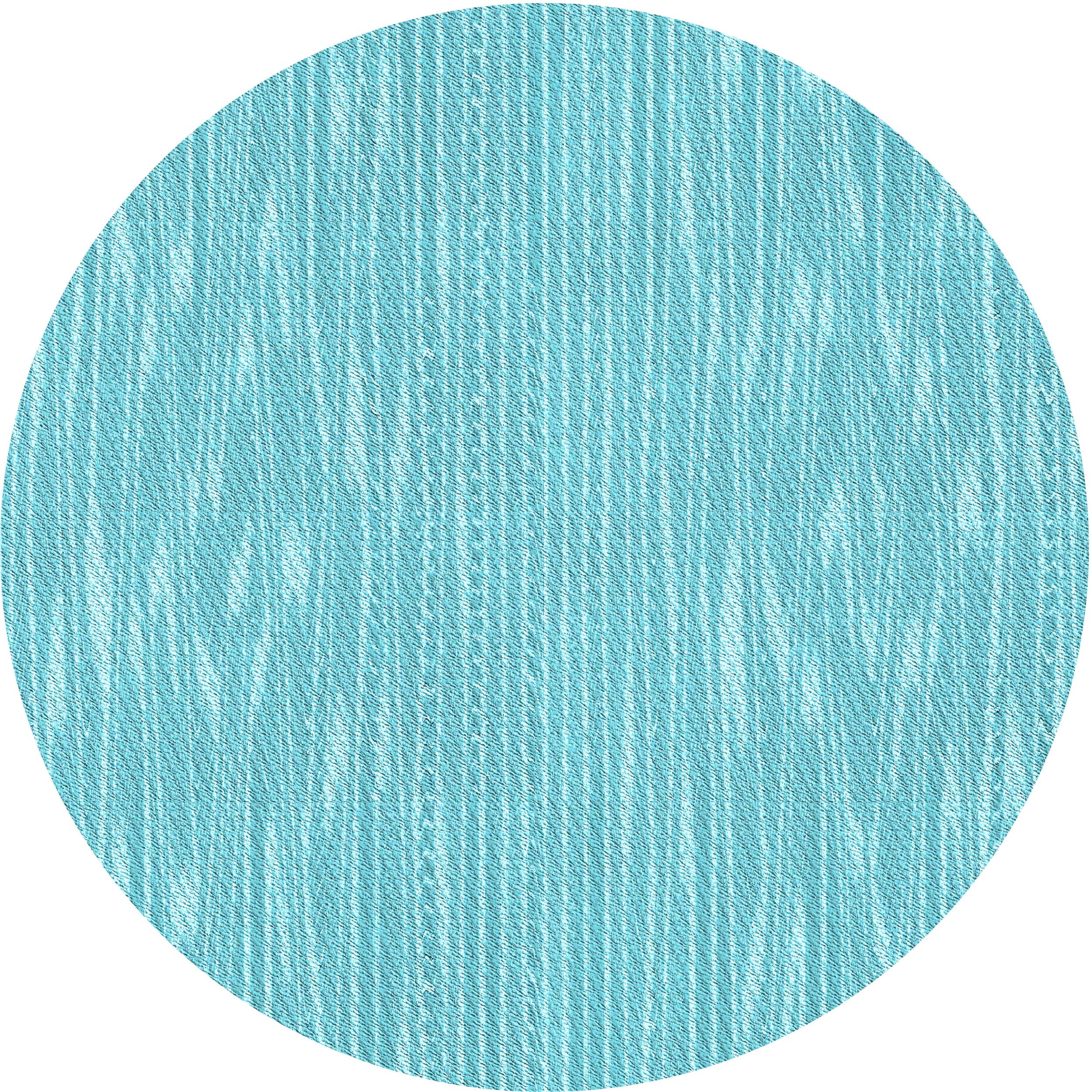 Ahgly Company Indoor Round Patterned Blue Turquoise Green Area Rugs, 6 ...