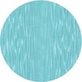 thumbnail image 1 of Ahgly Company Machine Washable Indoor Round Transitional Blue Turquoise Green Area Rugs, 5' Round, 1 of 7