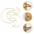 thumbnail image 2 of 8pcs Dreamcatcher Metal Hoops Macrame Hoops Metal Craft Rings for DIY Craft Making, 2 of 8