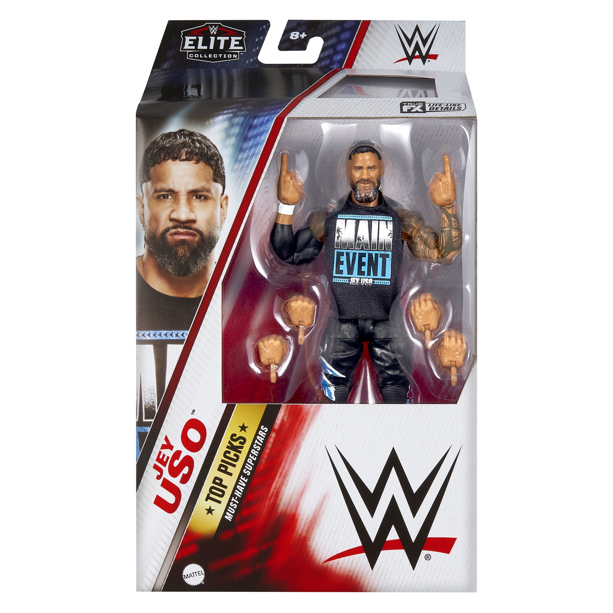 Jey Uso - WWE Elite 106 Mattel WWE Toy Wrestling Action