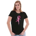 thumbnail image 3 of Love Life Hope Breast Cancer Aware Womens Slim Fit Graphic Tee Brisco Brands M, 3 of 5