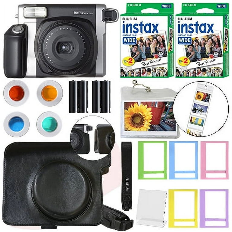 FUJIFILM INSTAX Wide 300 Instant Film Camera Advance Bundle: Includes
