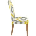 thumbnail image 3 of RYLABLUE Geometric Tile Tribal Pattern Stretch Chair Cover Protector Seat Slipcover for Dining Room Hotel Wedding Party Set of 4, 3 of 5