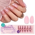 thumbnail image 1 of Presiona Nails Beetles French Tips 224 unidades, color rosa y almendra, 1 of 7