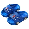 thumbnail image 4 of UAYOTSE Slip Childrens Car Shoes Boys Indoor Bathroom Shower Cartoon Cute Home Shoes,Sizes 8, 4 of 5