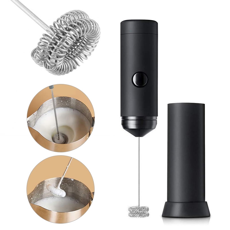 Electric Milk Frother Handheld, Battery Operated Electric Foam Maker Stirrer For Coffee