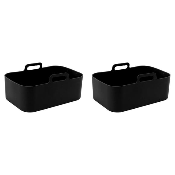 Silicone Air Cooker Pot for Ninja DZ201 Foodi 8QT Dual Fryer With Brush and Clip Cooking Accessories 19.5x12.7x7cm