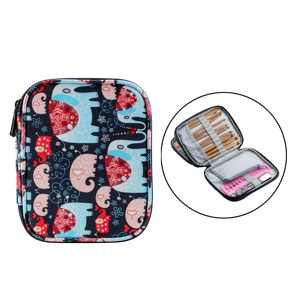 HOMYL Knitting Crochet Hook Case Empty Organizer Cartoon