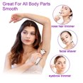 Women Electric Shaver, 4 in 1 Ladies Shaver for Eyebrows, Nose, Face