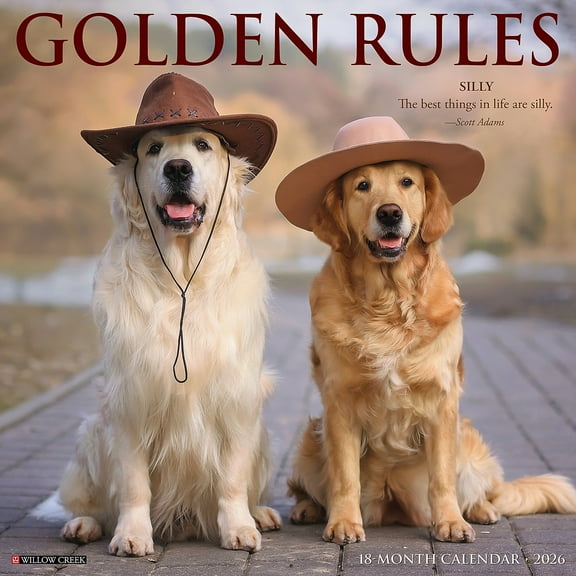 2026 Willow Creek Golden Rules 12" x 12" Monthly Wall Calendar (51290)