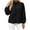 Black, variant on Zip Up Jacket Womens Lightweight Casual Long Sleeve Hoodless Jacket with Pocket Basic Plain Outdoor Coat