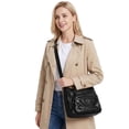 thumbnail image 2 of PULLIMORE Crossbody Bag for Women Soft PU Leather Shoulder Bag Ladies Purse and Handbags Lightweight Multi Pocket Pocketbook, Black, 2 of 8