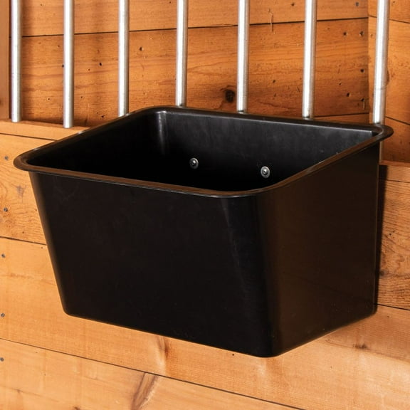 Dura-Tech Large Bucket with Hanging Arms 8 Gallons | 8-Gallon Capacity | Black