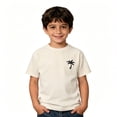 thumbnail image 4 of Sanphen Toddler Boys Tshirts Casual Breathable T-Shirts Graphic Print Crew Neck Short Sleeve Summer Outdoor Kids Tees,Size 2-3 Years,Beige, 4 of 4