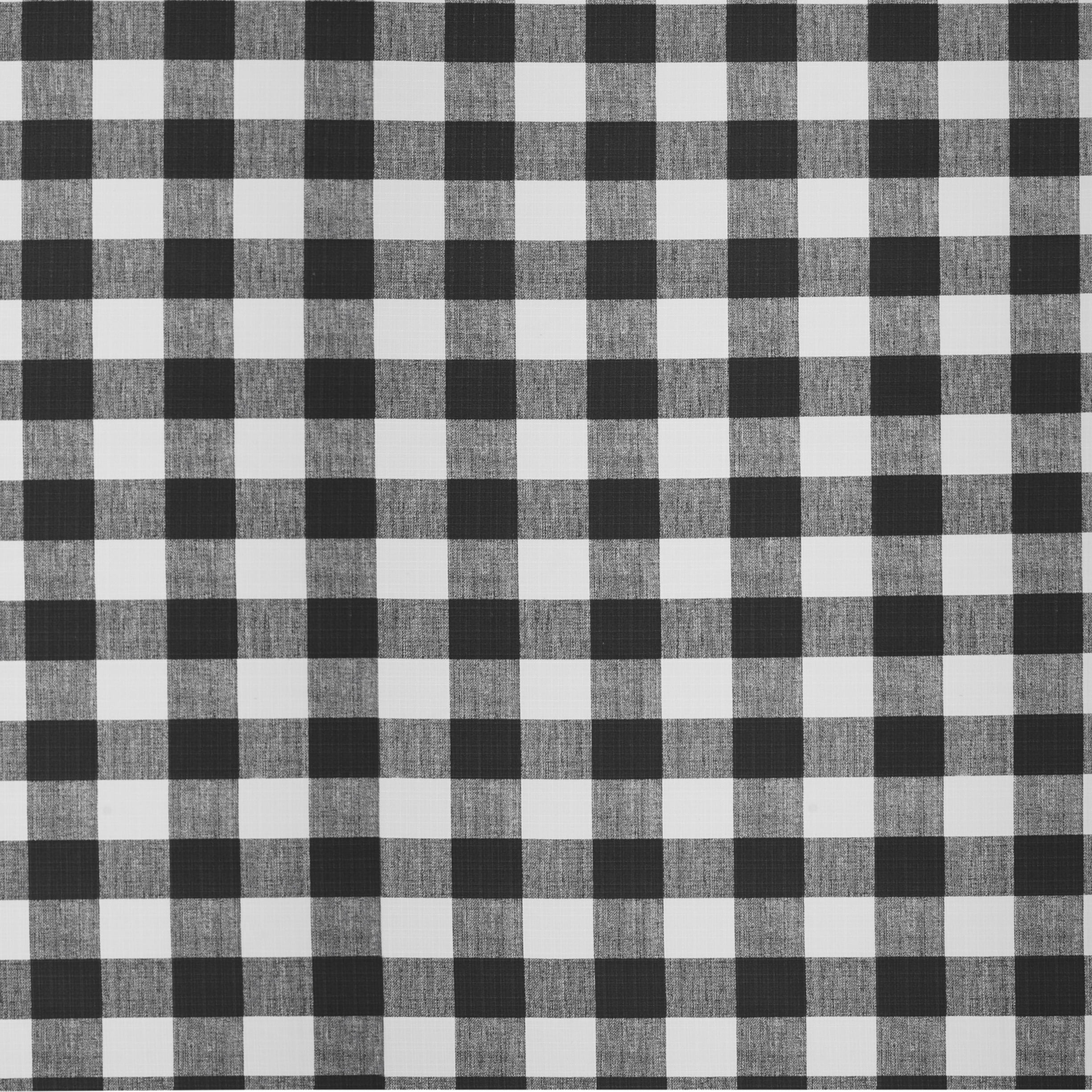 Sorra Home Black Buffalo Plaid Indoor Outdoor Bench Cushion