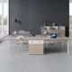 thumbnail image 5 of Drawers Wood Office Desk Storage Simplicity Clerk Combination Office Desk Clerk Design Escritorio Ordenador Furniture QF50OD My Lux Decor Round, 5 of 14