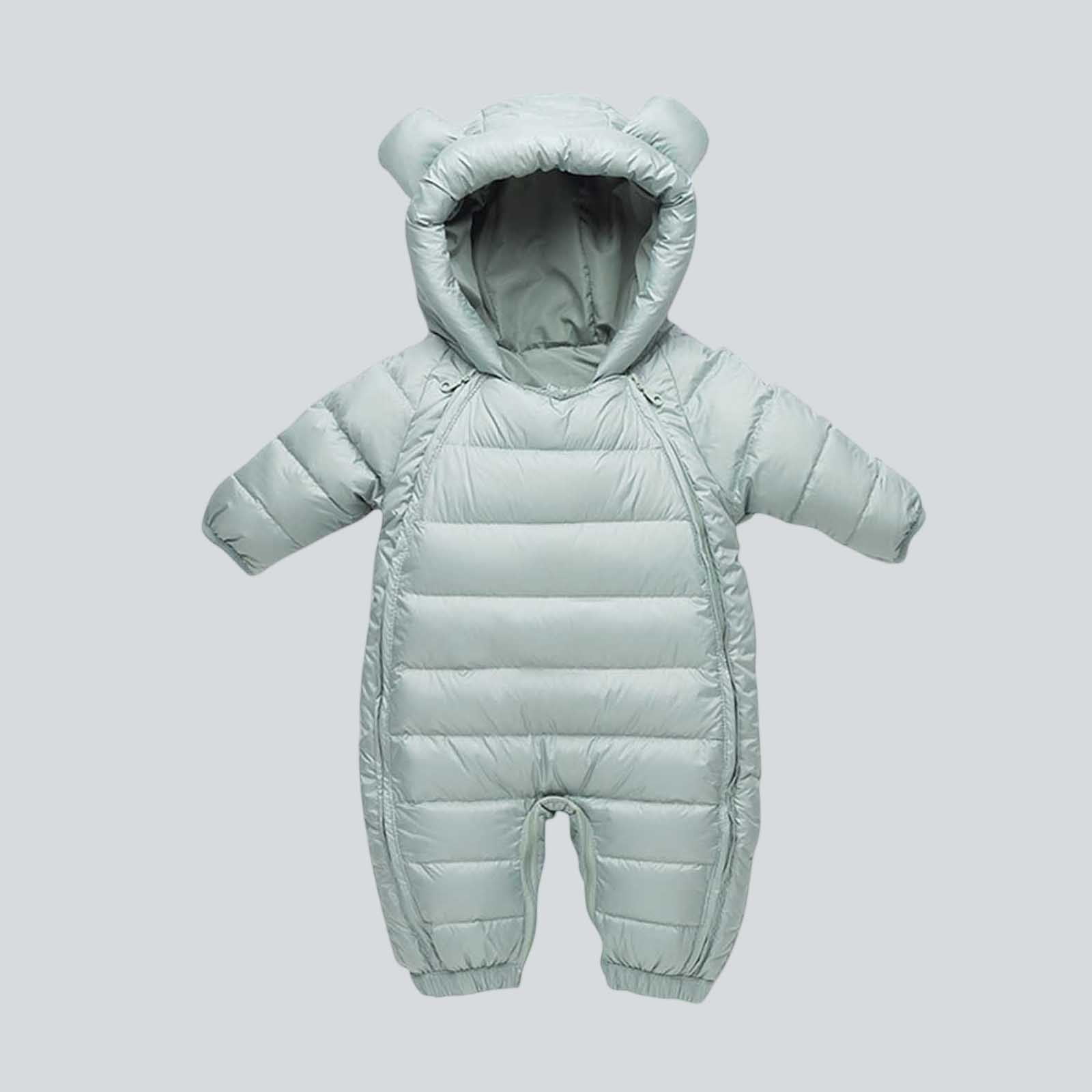 XuJwPNcy Baby Snowsuit Boys Girls Winter Clothes Infant Warm Jacket Newborn One Piece Coat with Hooded 3-24 Months