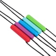 thumbnail image 4 of Collar de masticación sensorial para niños, niños o niñas - Collar de masticación Juguetes para la dentición - Diseñado para niños con autismo (púrpura)-Púrpura- Sincero Electrónica, 4 of 5