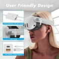 thumbnail image 4 of 16ft Link Cable Accessory for Meta Quest 3/Quest 2/Quest 1, VR Link Cable with Separate Charging Port, USB 3.0 Type C to C Charging Cable for VR Headset Gaming PC-White-5M, 4 of 8