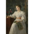 thumbnail image 2 of Susanne Renate Granitsch 17x24 Gold Ornate Framed and Double Matted Museum Art Print Titled - Edith Granitsch, the Artist's Sister (1895), 2 of 4
