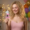 thumbnail image 5 of Number 1 Candle, First Birthday Candle, 3 in Height, Pink Confetti Glitter, Flower Birthday Party Decorations, First Birthday Cake Topper, Pink Birthday Decorations, 1 Pc, 5 of 6