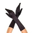 thumbnail image 2 of Music Legs Elbow Length Satin Gloves, 2 of 3