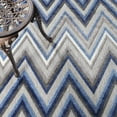 thumbnail image 5 of Superior Acacia Zigzag Indoor/Outdoor Area Rug, Grey, 7' 10" x 9' 10", 5 of 7